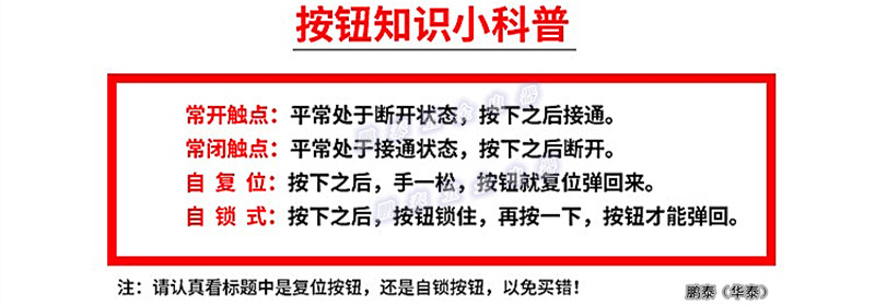 按钮说明